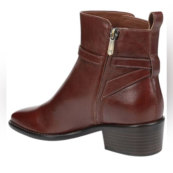 NWOT Sam Edelman Brawley Buckled Ankle Deep Pecan Boots – Sz 9M - Picture 4 of 10